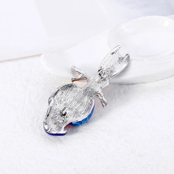 Simple Style Parrot Alloy Plating Rhinestones Unisex Brooches