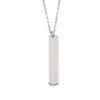 Wholesale Jewelry Simple Style Roman Style Commute Geometric Customization Laser Engraving Stainless Steel 18K Gold Plated Pendant Necklace