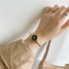Simple Style Round Buckle Quartz Women'S Watches