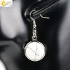 Simple Style Round Natural Stone And Copper Accessories Women's Earrings