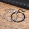 Simple Style S Shape Twist 201 Stainless Steel Men'S Bracelets
