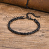 Simple Style S Shape Twist 201 Stainless Steel Men'S Bracelets