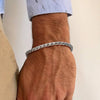 Simple Style S Shape Twist 201 Stainless Steel Men'S Bracelets