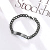 Simple Style Solid Color 304 Stainless Steel Plating Unisex Bracelets Men Chain Bracelets