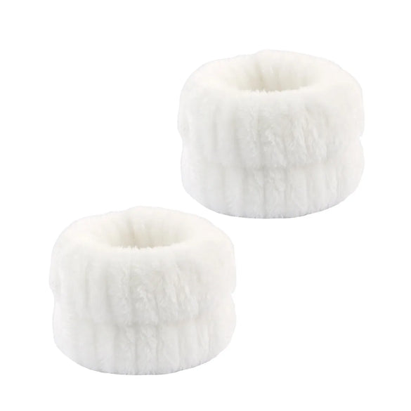 Simple Style Solid Color Bow Knot Cloth Plush Hair Band Wrist