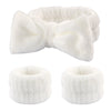 Simple Style Solid Color Bow Knot Cloth Plush Hair Band Wrist