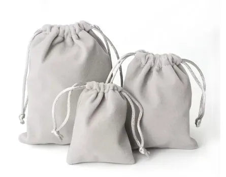 Simple Style Solid Color Cloth Jewelry Packaging Bags