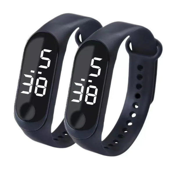 Simple Style Solid Color Electronic Women'S Watches