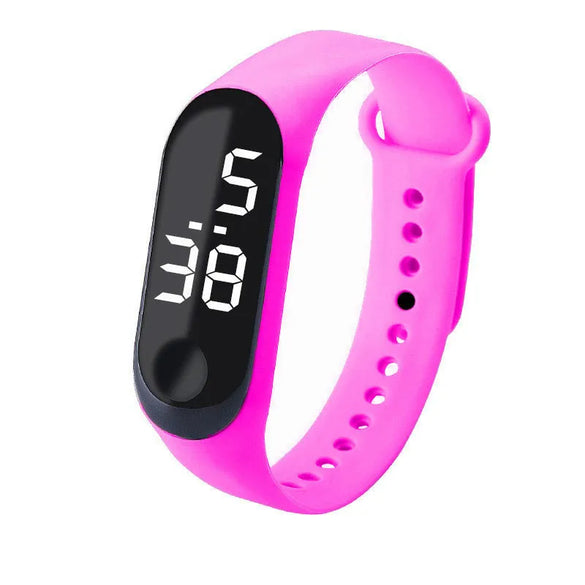 Simple Style Solid Color Electronic Women'S Watches