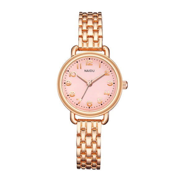 Simple Style Solid Color Horseshoe Buckle Quartz Women'S Watches