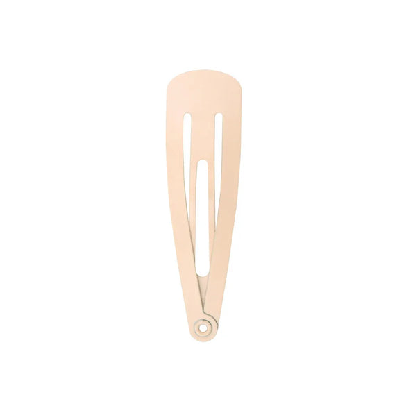 Girl'S Simple Style Solid Color Iron Spray Paint Stoving Varnish Hair Clip
