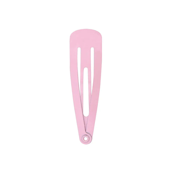 Girl'S Simple Style Solid Color Iron Spray Paint Stoving Varnish Hair Clip