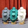 Simple Style Solid Color Log Flannel Patchwork Jewelry Rack