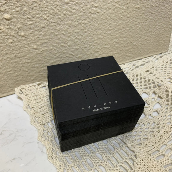 Simple Style Solid Color Paper Jewelry Packaging Bags