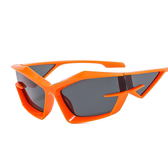 Simple Style Solid Color Pc Special-Shaped Mirror Full Frame Glasses