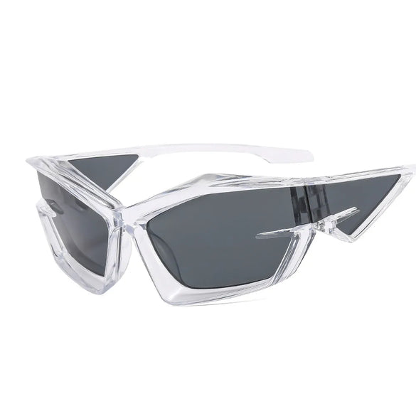 Simple Style Solid Color Pc Special-Shaped Mirror Full Frame Glasses