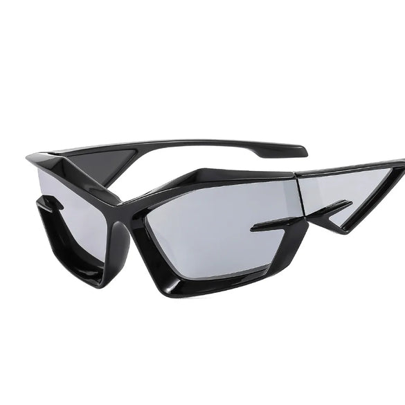 Simple Style Solid Color Pc Special-Shaped Mirror Full Frame Glasses