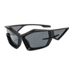 Simple Style Solid Color Pc Special-Shaped Mirror Full Frame Glasses