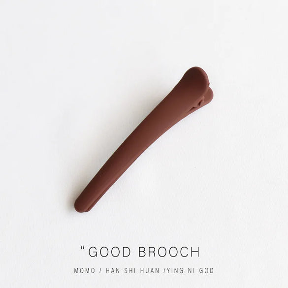 Simple Style Solid Color Plastic Resin Hair Clip 1 Piece