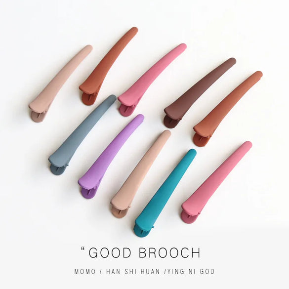 Simple Style Solid Color Plastic Resin Hair Clip 1 Piece