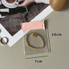 Simple Style Solid Color PVC Jewelry Packaging Bags