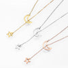 304 Stainless Steel 18K Gold Plated Simple Style Plating Solid Color Pendant Necklace