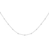 Simple Style Solid Color Stainless Steel Titanium Steel Plating Necklace
