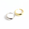 Simple Style Solid Color Sterling Silver Plating Rings