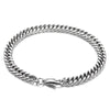 Simple Style Solid Color Titanium Steel Chain Unisex Bracelets