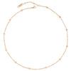 304 Stainless Steel 18K Gold Plated Simple Style Plating Solid Color Necklace