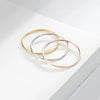 Wholesale Jewelry Simple Style Solid Color Titanium Steel 18K Gold Plated Polishing Plating Rings