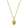 Simple Style Stainless Steel And Alloy Necklace With Flower And Acorn Mushroom Strawberry Pattern O Word Chain Electroplating For Women