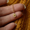 Simple Style Stainless Steel And Alloy Necklace With Flower And Acorn Mushroom Strawberry Pattern O Word Chain Electroplating For Women
