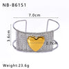 Simple Style Stainless Steel 18K Gold Plated Love Bracelet For Women With 18K Furnace Vacuum Plating