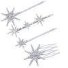 Simple Style Star Alloy Inlay Rhinestones Hair Clip