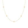 Simple Style Star Titanium Steel Plating Gold Plated Necklace