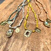 Simple Titanium Steel And Stainless Steel Necklace With Geometric Multipattern Water Drop And Riceshaped Pendant Electroplated In 18K Color Retention Light Luxury Style Unisex