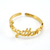 Simple 316L Stainless Steel Constellation Ring Jewelry Electroplated For Women