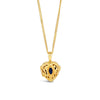 Simple Titanium Steel Heart Openable Photo Album Necklace Electroplated With 18K Real Gold