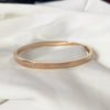 Simple Titanium Steel Open Cuff Bracelet For Women With Roman Numeral Electroplated Design Fashion Versatile Non Fading Jewelry