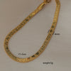 Simple Titanium Steel Unisex Bracelet With 18K Gold Plating Electroplating Treatment Minimalist Style