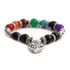 Simple Unisex Handmade Agate Peach Heart Bead Bracelet Jewelry