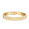 Simple Wave Titanium Steel Bracelet For Men And Women Electroplated Geometric Stainless Steel Jewelry