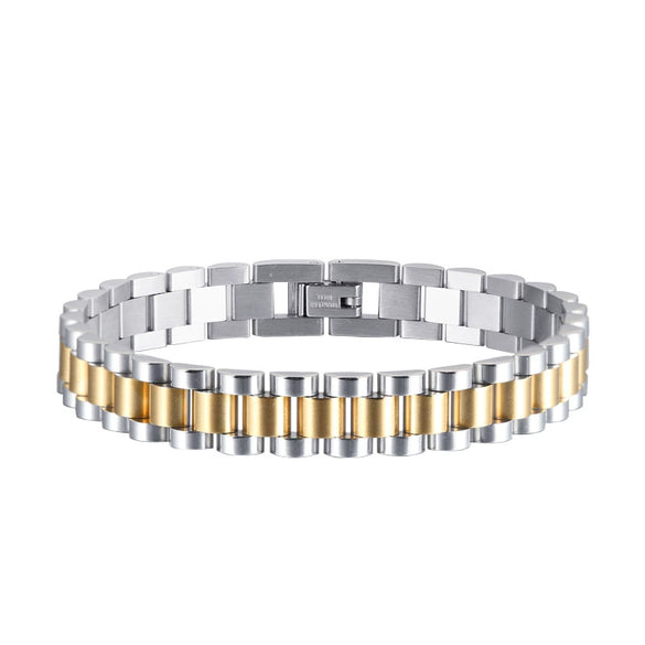 Simple Wave Titanium Steel Bracelet For Men And Women Electroplated Geometric Stainless Steel Jewelry