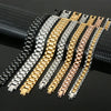 Simple Wave Titanium Steel Bracelet For Men And Women Electroplated Geometric Stainless Steel Jewelry