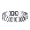 Simple Wave Titanium Steel Bracelet For Men And Women Electroplated Geometric Stainless Steel Jewelry