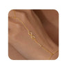 Simple Women's Copper Ring Bracelet With Gold Plated Electroplated Finish Fashion Finger Chain Jewelry