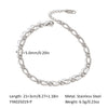 Simple Women's Jewelry With Anchor Design In Titanium Steel And Geometric Shape
