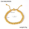 Simple Women's 18K Goldplated Stainless Steel Geometric Ball Pullout Bracelet With Electroplating