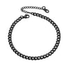 Simple Women's Stainless Steel Double Layer Chain Anklet With Heart Shaped Pendant Fashion Jewelry Accessory